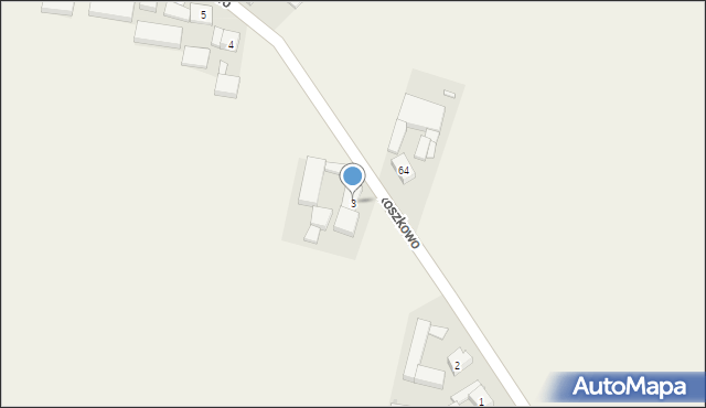 Roszkowo, Roszkowo, 3, mapa Roszkowo