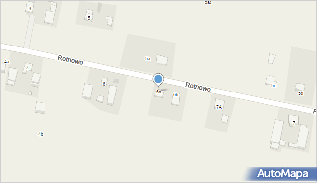 Rotnowo, Rotnowo, 6a, mapa Rotnowo