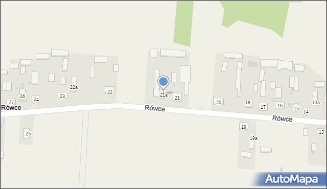 Rówce, Rówce, 21a, mapa Rówce