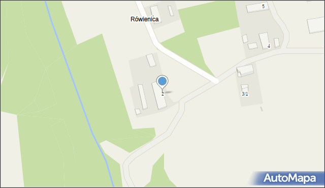 Rówienica, Rówienica, 2, mapa Rówienica