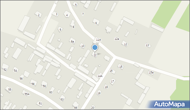 Rowiska, Rowiska, 11, mapa Rowiska