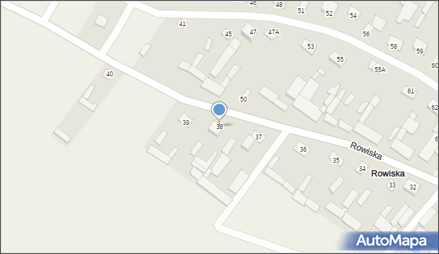 Rowiska, Rowiska, 38, mapa Rowiska