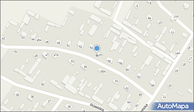 Rowiska, Rowiska, 56, mapa Rowiska