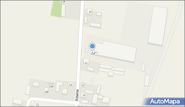 Równa, Równa, 11a, mapa Równa