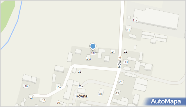 Równa, Równa, 14b, mapa Równa