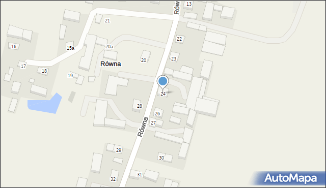 Równa, Równa, 24, mapa Równa