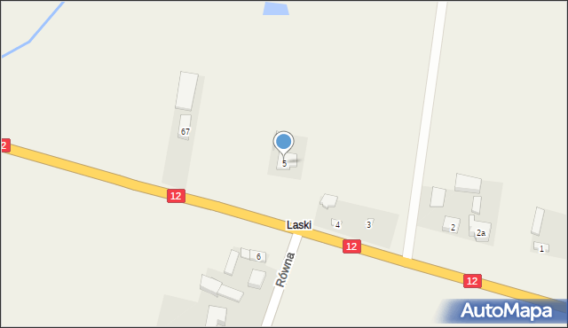 Równa, Równa, 5, mapa Równa