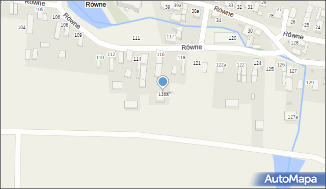 Równe, Równe, 116a, mapa Równe