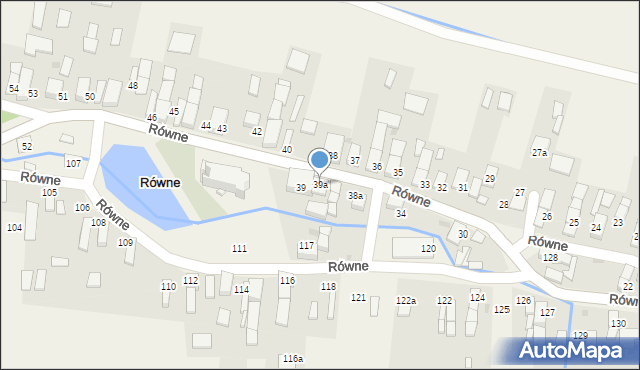 Równe, Równe, 39a, mapa Równe
