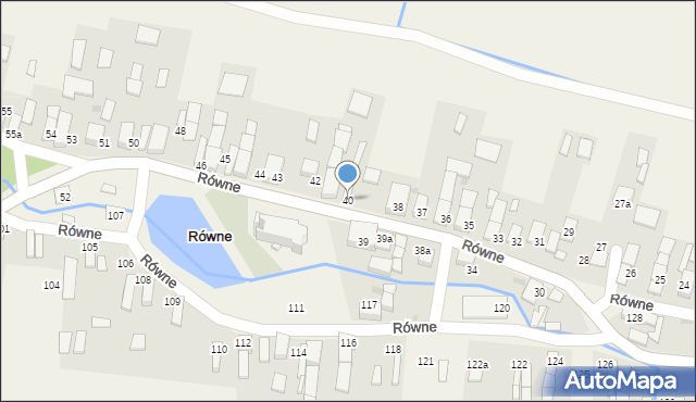 Równe, Równe, 40, mapa Równe