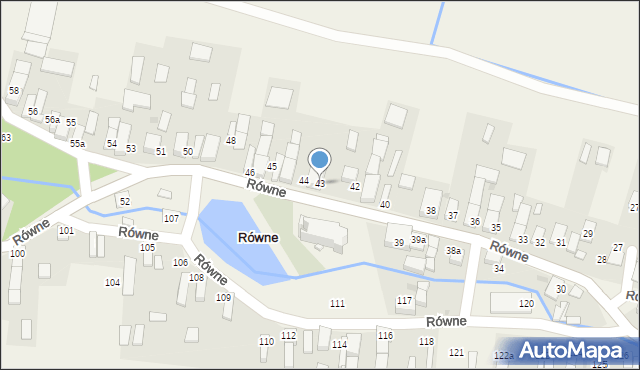 Równe, Równe, 43, mapa Równe