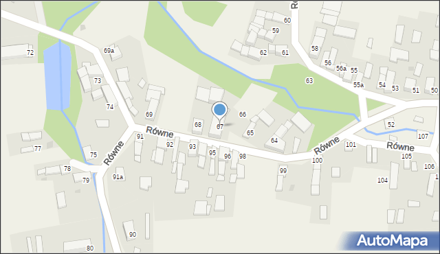 Równe, Równe, 67, mapa Równe