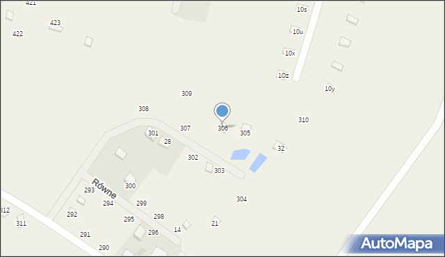 Równe, Równe, 306, mapa Równe