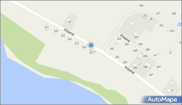 Równe, Równe, 311, mapa Równe