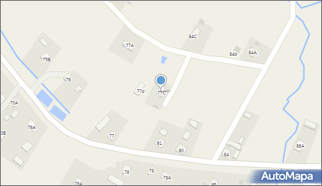 Równia, Równia, 77C, mapa Równia