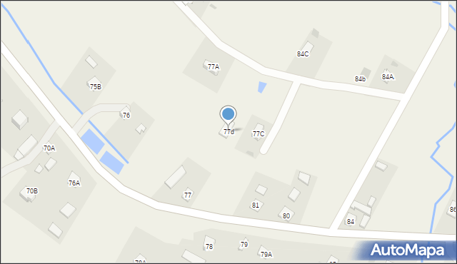Równia, Równia, 77d, mapa Równia