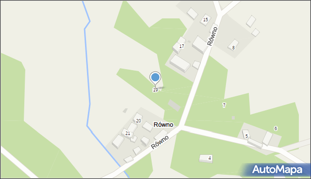 Równo, Równo, 19, mapa Równo