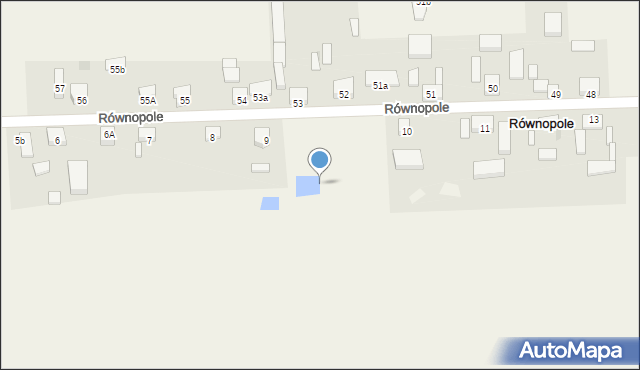 Równopole, Równopole, 9b, mapa Równopole