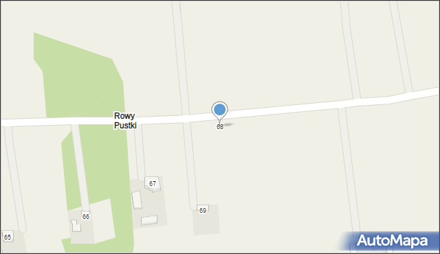 Rowy, Rowy, 68, mapa Rowy