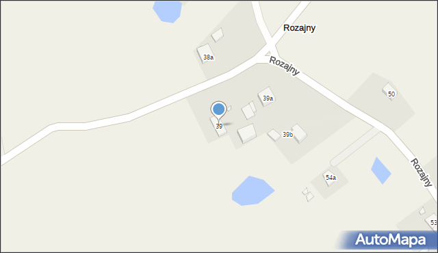 Rozajny, Rozajny, 39, mapa Rozajny