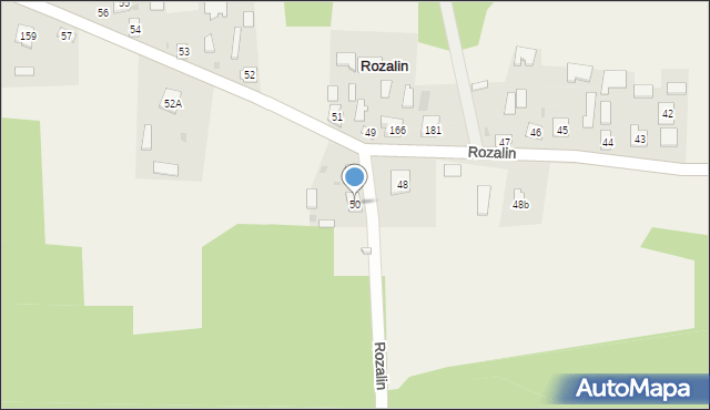 Rozalin, Rozalin, 50, mapa Rozalin