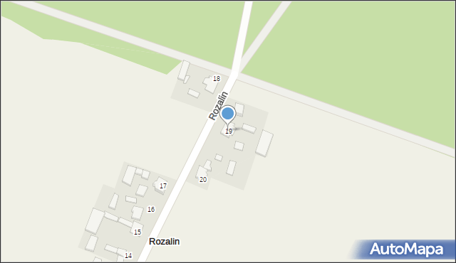 Rozalin, Rozalin, 19, mapa Rozalin