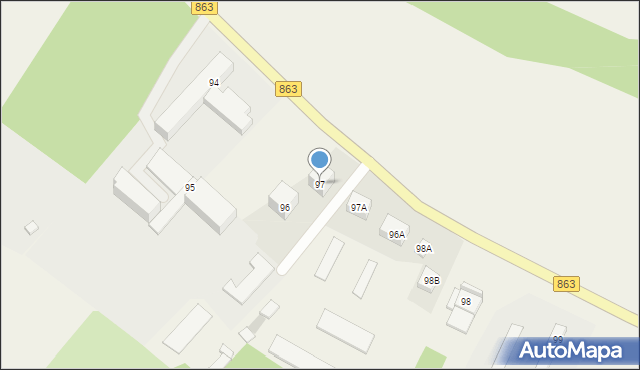 Różaniec, Różaniec Pierwszy, 97, mapa Różaniec