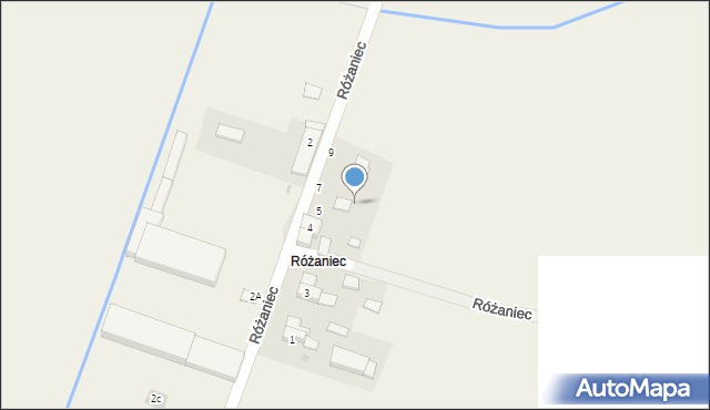 Różaniec, Różaniec, 7, mapa Różaniec
