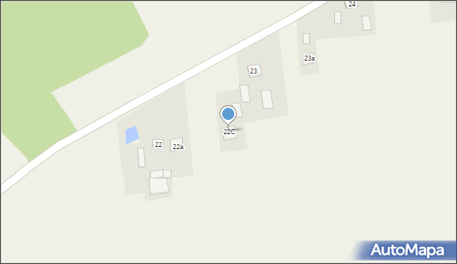 Różanów, Różanów, 22C, mapa Różanów