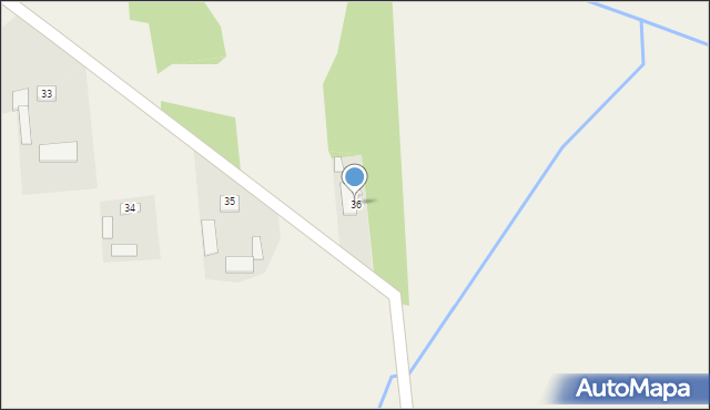 Różanów, Różanów, 36, mapa Różanów