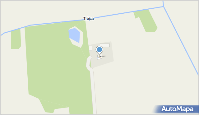 Różanów, Różanów, 40, mapa Różanów