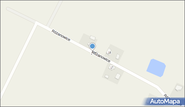Różanowice, Różanowice, 19, mapa Różanowice