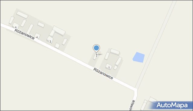 Różanowice, Różanowice, 2, mapa Różanowice