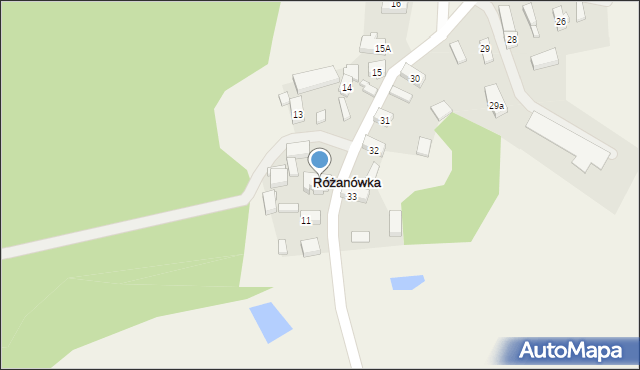 Różanówka, Różanówka, 12, mapa Różanówka