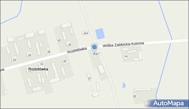 Rozbitówka, Rozbitówka, 37A, mapa Rozbitówka