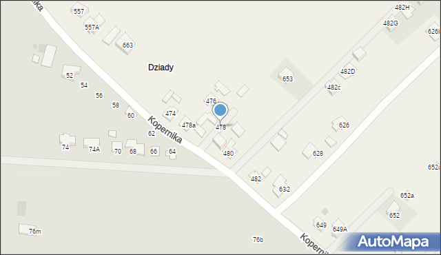 Rozbórz, Rozbórz, 478, mapa Rozbórz