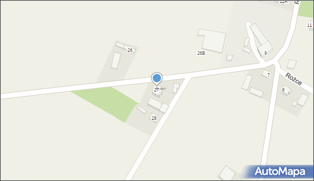 Rożce, Rożce, 27, mapa Rożce