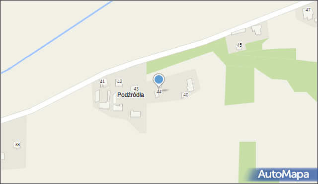 Rozdoły, Rozdoły, 44, mapa Rozdoły