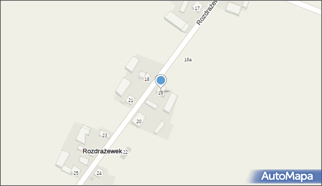Rozdrażewek, Rozdrażewek, 19, mapa Rozdrażewek
