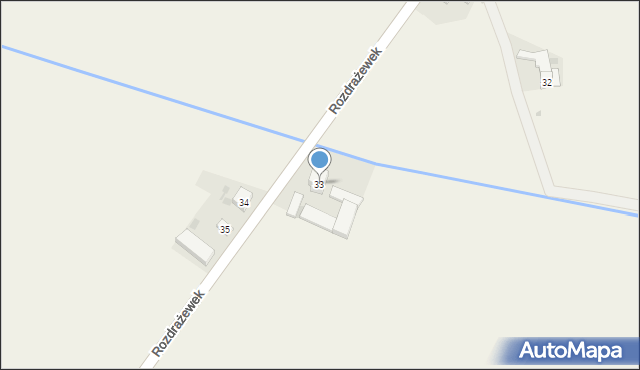 Rozdrażewek, Rozdrażewek, 33, mapa Rozdrażewek