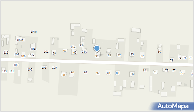 Rożdżałów, Rożdżałów, 91, mapa Rożdżałów