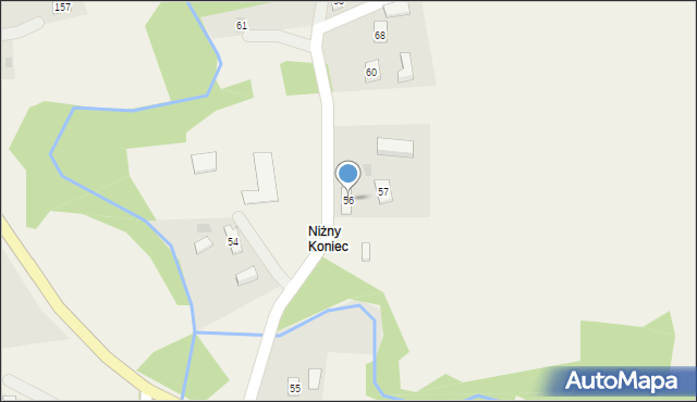 Rozdziele, Rozdziele, 56, mapa Rozdziele