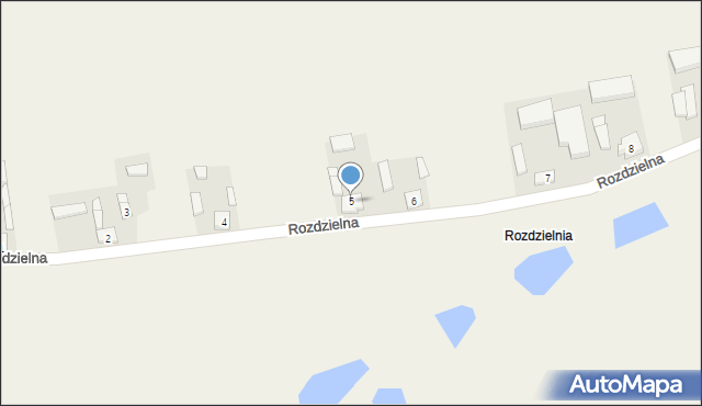 Rozdzielna, Rozdzielna, 5, mapa Rozdzielna