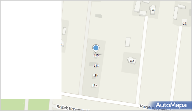 Rożek Krzymowski, Rożek Krzymowski, 18D, mapa Rożek Krzymowski