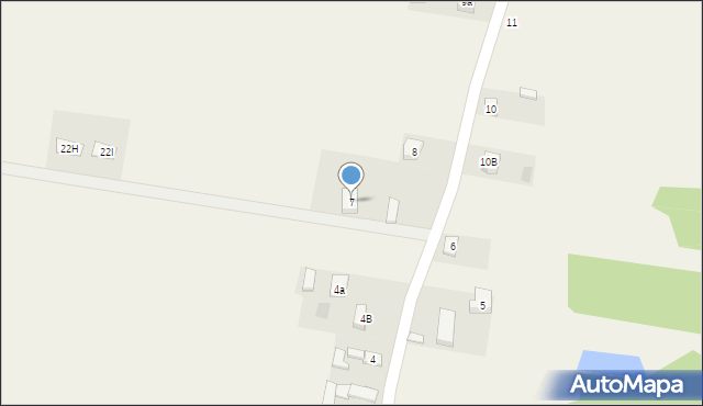 Rożek Krzymowski, Rożek Krzymowski, 7, mapa Rożek Krzymowski