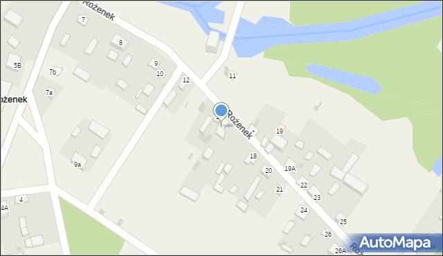 Rożenek, Rożenek, 16, mapa Rożenek