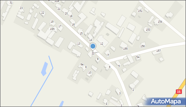 Rożental, Rożental, 11, mapa Rożental