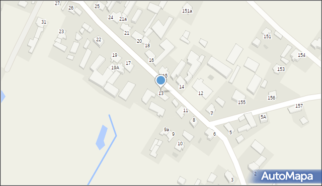 Rożental, Rożental, 13, mapa Rożental