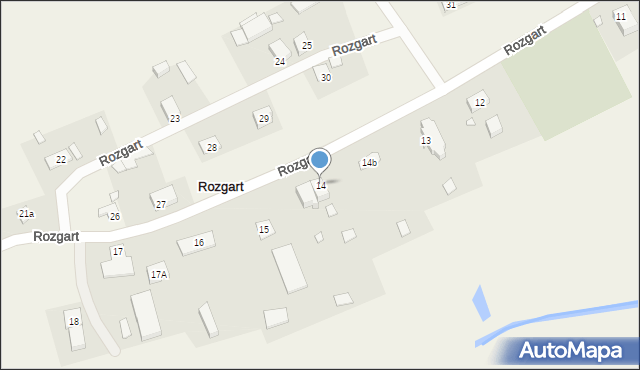 Rozgart, Rozgart, 14, mapa Rozgart