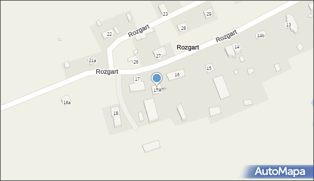Rozgart, Rozgart, 17A, mapa Rozgart
